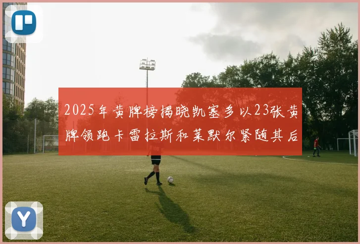 2025年黄牌榜揭晓凯塞多以23张黄牌领跑卡雷拉斯和莱默尔紧随其后